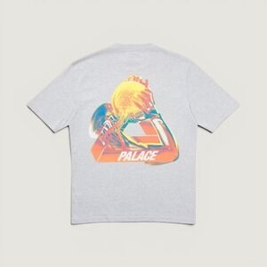 Palace Tri-Gaine T Shirt‎ Grey Marl M